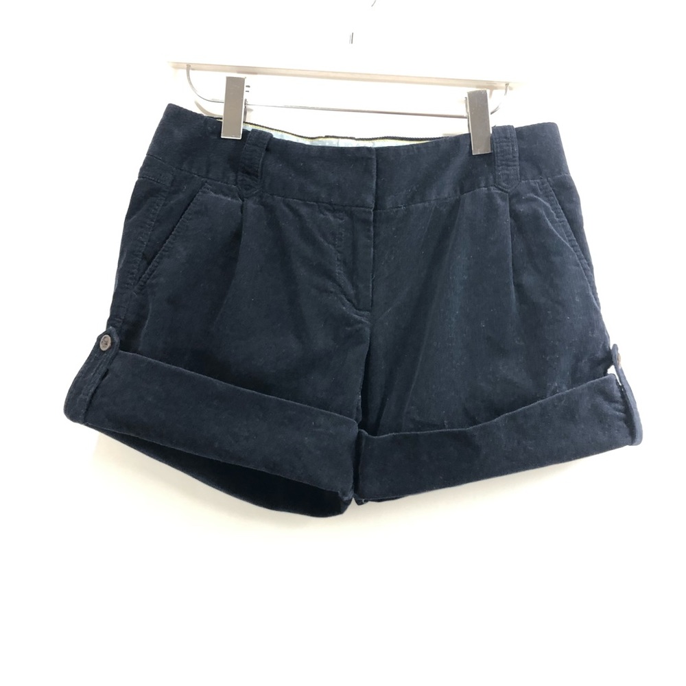 J.Crew City Fit Navy Blue Corduroy shorts with Cuff 6